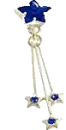 sapphire star charm