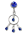 sapphire dream catcher charm