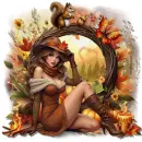 Autumn woman