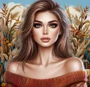 Pretty Fall Woman