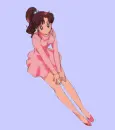 flying away in a cloud
