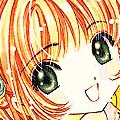 rainbow anime girl