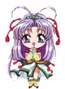 happy anime girl
