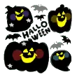 pumpkins and ghosts