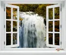 autumn waterfall