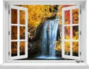autumn waterfall