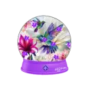 hummingbird snow globe