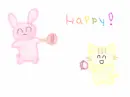 happy bunny and kitty