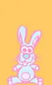 jumping blue rabbit