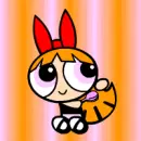 blossom brushing her hair