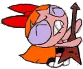 blossom playing the guitar