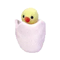 Baby Eggbert the bird