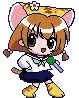dancing cat girl
