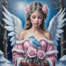 Beautiful Winter Angel
