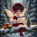 sweet little Christmas fairy