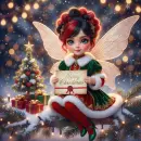 sweet little Christmas fairy