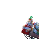 cats in a sleigh