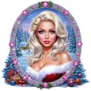 Christmas woman