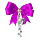 bow with the letter M