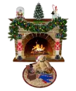 fireplace scene