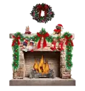 fireplace scene