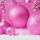 pink christmas background