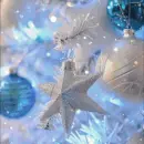 blue christmas background