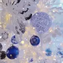 blue christmas background