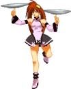 anime girl plate trick
