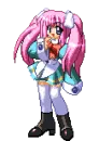 pink hair girl