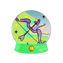 Sagittarius snow globe