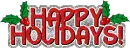 happy holidays