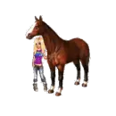 girl and her horse