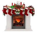 christmas fireplace