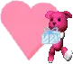 pink teddy and gift