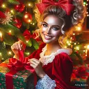 Beautiful Christmas Girl