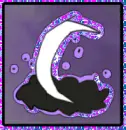 Litttle Purple Moon Sticker