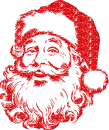 santa silhouette