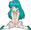 sitting lady