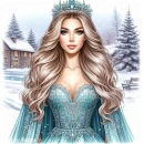 Beautiful winter queen 