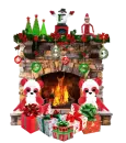 fireplace scene