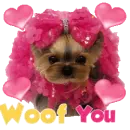 woof you