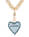 December heart necklace