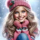 Cute Christmas Girl