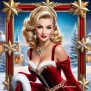 christmas woman
