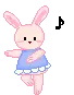 dancing rabbit