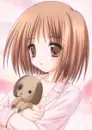 girl with puppy