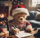 bear writing a letter
