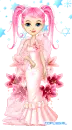 elegant pink doll