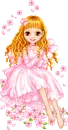 doll with a light pink dress